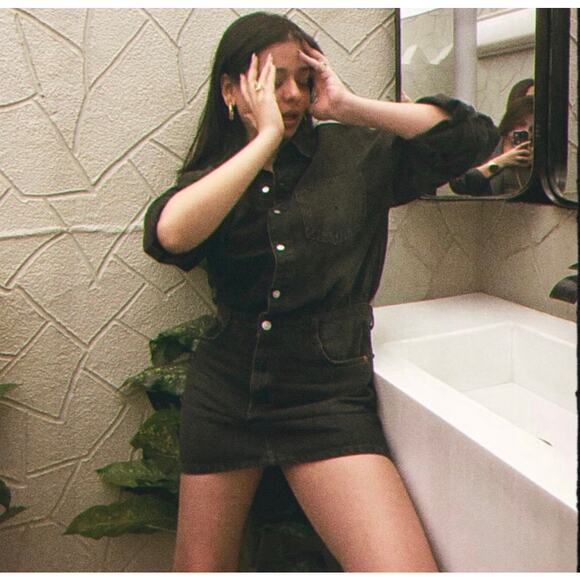 ZARA TRF DENIM SHIRTDRES - Picture 5 of 12